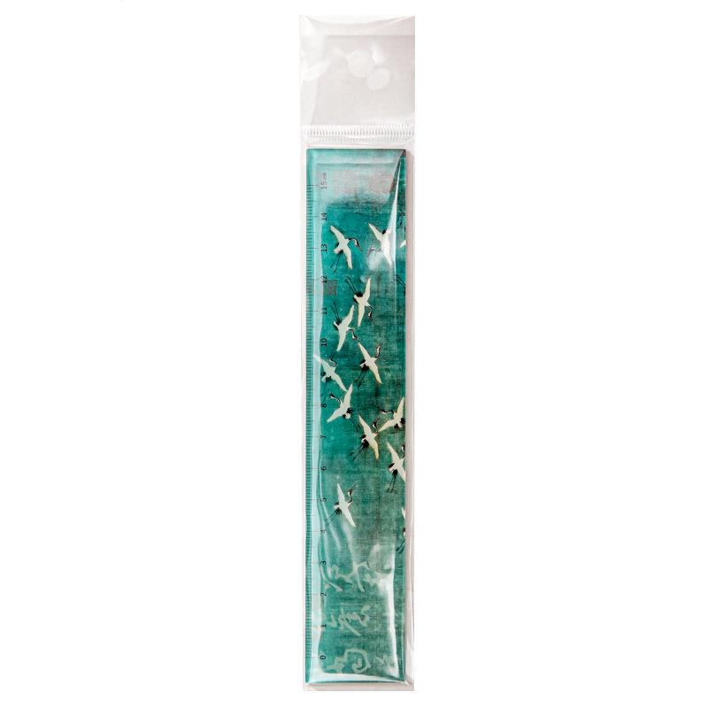 Mr. Paper Acrylic Ruler - Starry River Series: Ancient Art Style Student Stationery.