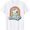 Peanuts - Snoopy Woodstock Retro Rainbow Cloud T-Shirt