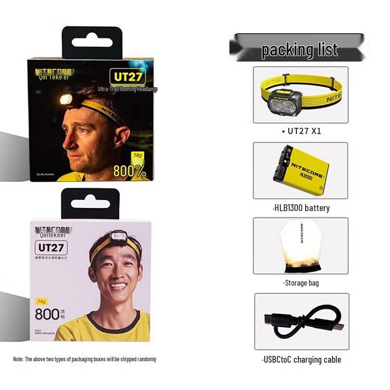 Nitecore UT27 800L Professional Trail Running Headlamp