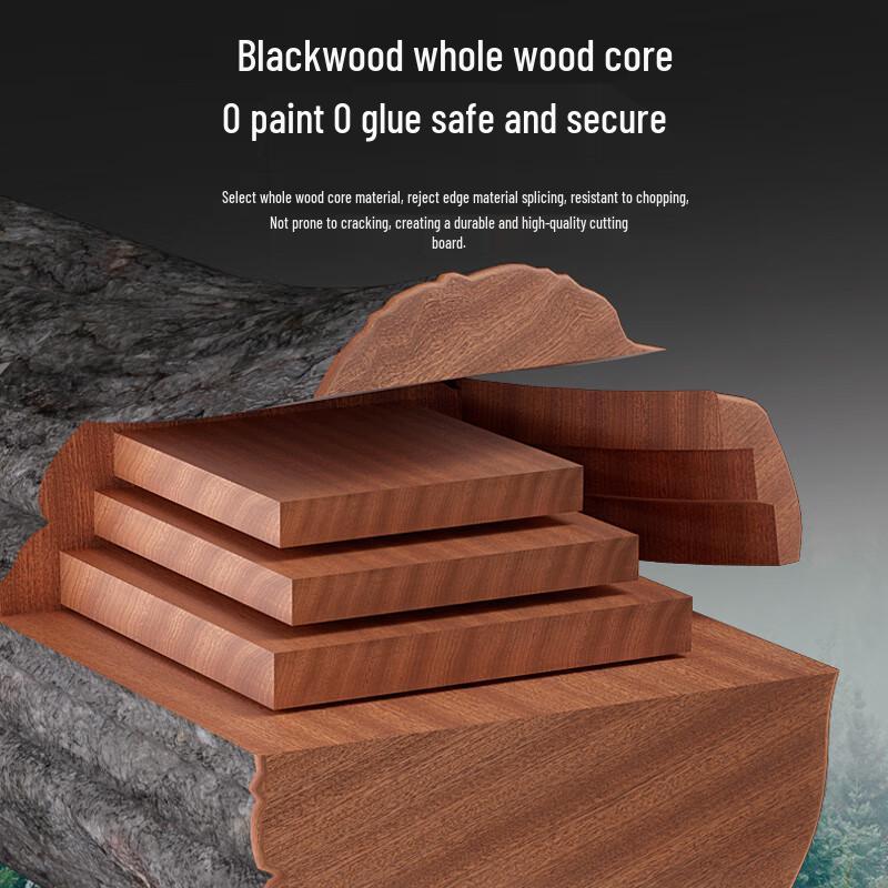 Kambach Solid Wenge Wood Cutting Board
