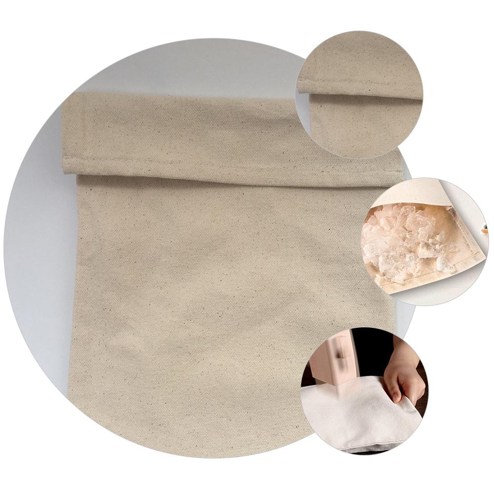 Wiederverwendbare Leinwand-Eisbeutel Trockeneis-Zerkleinerer Professionelles Barkeeper-Zubehör Saugfähige Baumwollleinwand Cocktail-Mixer Küche Bar