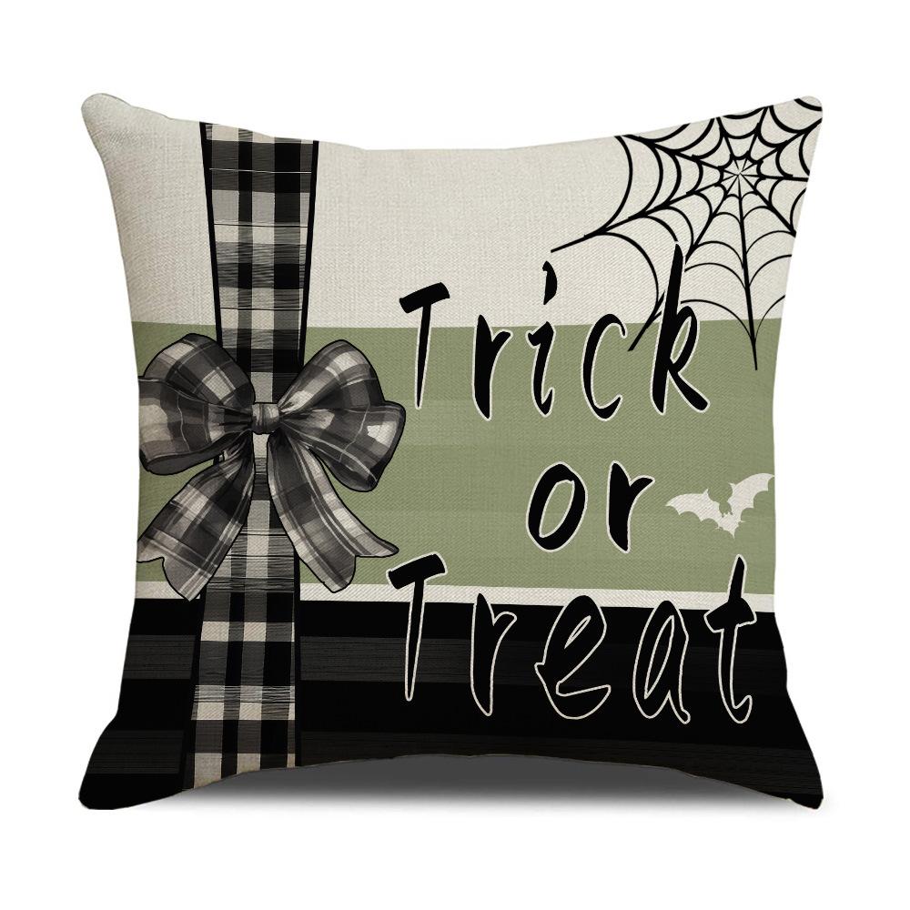 Autumn Halloween Ghost Pillow Case Living Room Seat Cushion Harvest Decoration Sofa Pillow