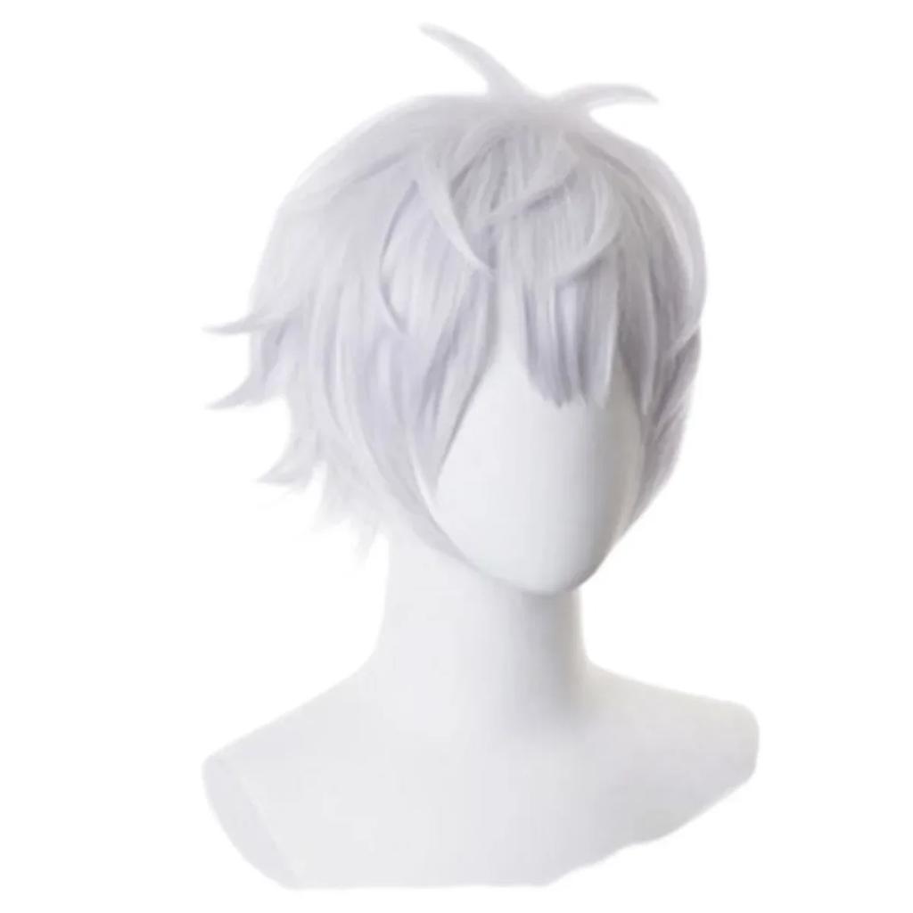 Gojo Satoru Cosplay Costumes Pour Hommes, Anime Iforme De Lycée, Perruque Trempée, Costume d'Halloween, Vêtements Pour Adultes
