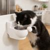 Wandmontierter Toilettenförmiger Katzenwasserspender Edelstahl Getrenntes Design Katzenwasserschale Mit Deckel Simulation Toilettensitz