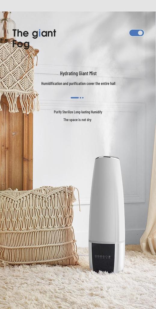 6.5L Home Humidifier & Aroma Diffuser with Air Purifying Function for Bedroom & Air-Conditioned Rooms
