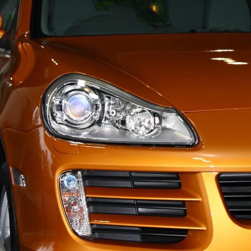 Front Right Clear PC Headlight Lens Cover Shell Fit for Porsche Cayenne 2010 2009 2008 2007