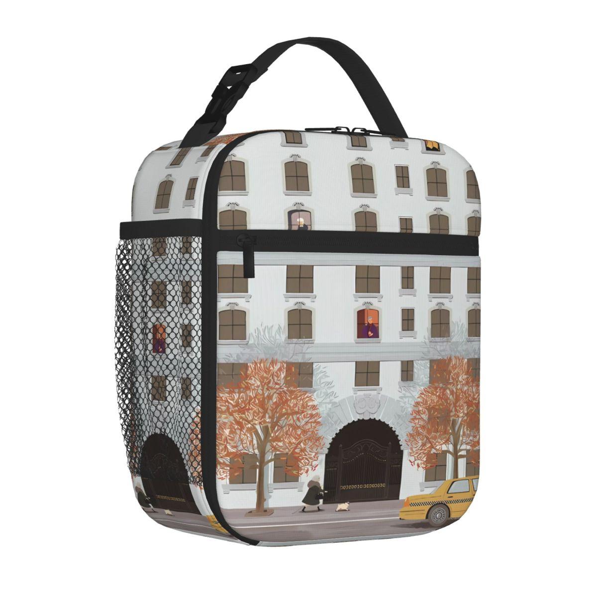 Bestselling Only Murders In The Building Arconia Windows Industrial Style Insulated Lunch Pouch Cruise Travel Cooler Tote One Size