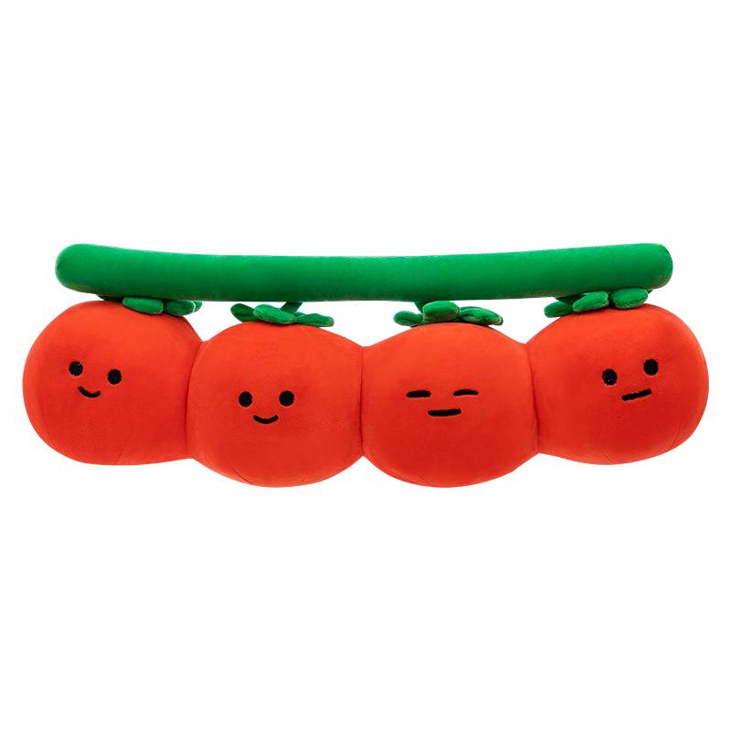 Tomato Toy Plush Cute Cartoon Children Bedroom Decor Birthday Festival Doll Gift