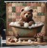 Native American Country Farm Style Shower Curtain Art Fabric Bathroom Decoration Shower Curtain With Hook, 180X180Cm