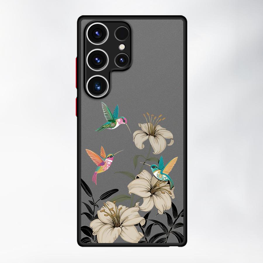 

Cartoon Leaf Flowers Funda Back Phone Cover Case for Samsung Galaxy S26 S20 FE S24 Plus S21 S22 S25 Ultra Note 20 Ultra 10+ S23 Galaxy S21+ 5G