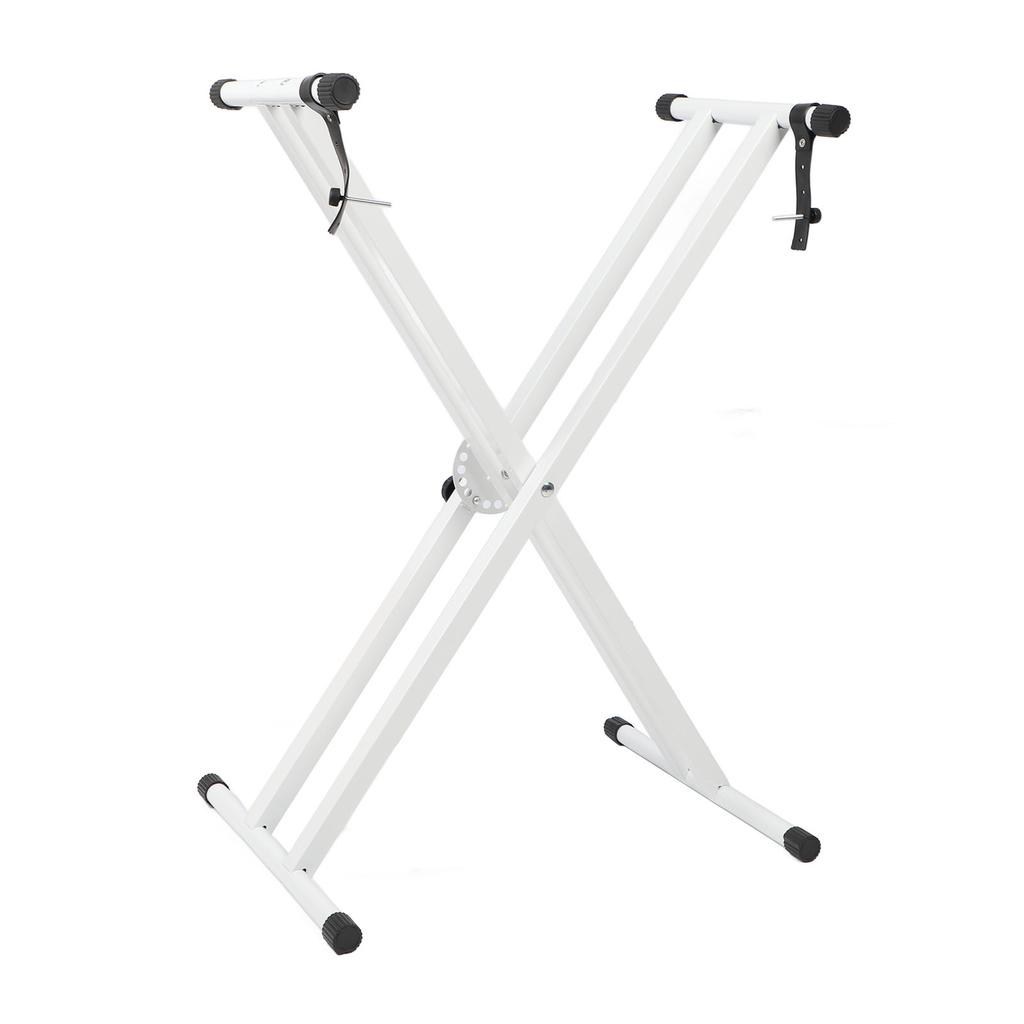 Elektronischer Keyboardständer Höhe Breite Verstellbar Rutschfest Doppel-X-Rahmen Keyboardständer für 54 bis