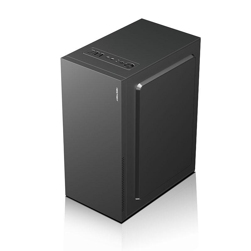 

Минималистичный настольный корпус ATX с двумя железными боковыми панелями и верхним выключателем питания u2 soldier chassis чёрный