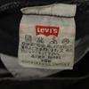 Levi's 90s 501 USA Made Old Dyed Straight Denim Pants W27 Black Jeans Women Used