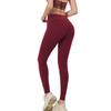 Leggings de Yoga de Cintura Alta Femininas - Levanta Bumbum Pêssego, Absorventes de Umidade, Calças Justas de Secagem Rápida