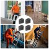 Extension Ladder Feet 4x Non-slip Rubber Pads Quick-Install Replacement Parts Heavy-duty Safety Shoes For Electrical Work Window