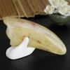 2pcs Nature Sheep Horn Gouache Scraper Acupucnture Therapy Thicker Larger Scrapers Face Massager Back Body Guasha Massage Tool