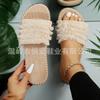 Summer Women Shoes New Bohemian Slippers for Women In Summer Comfortable Beach Sandals with Tassel Open Toe Flat Bottom Sandals