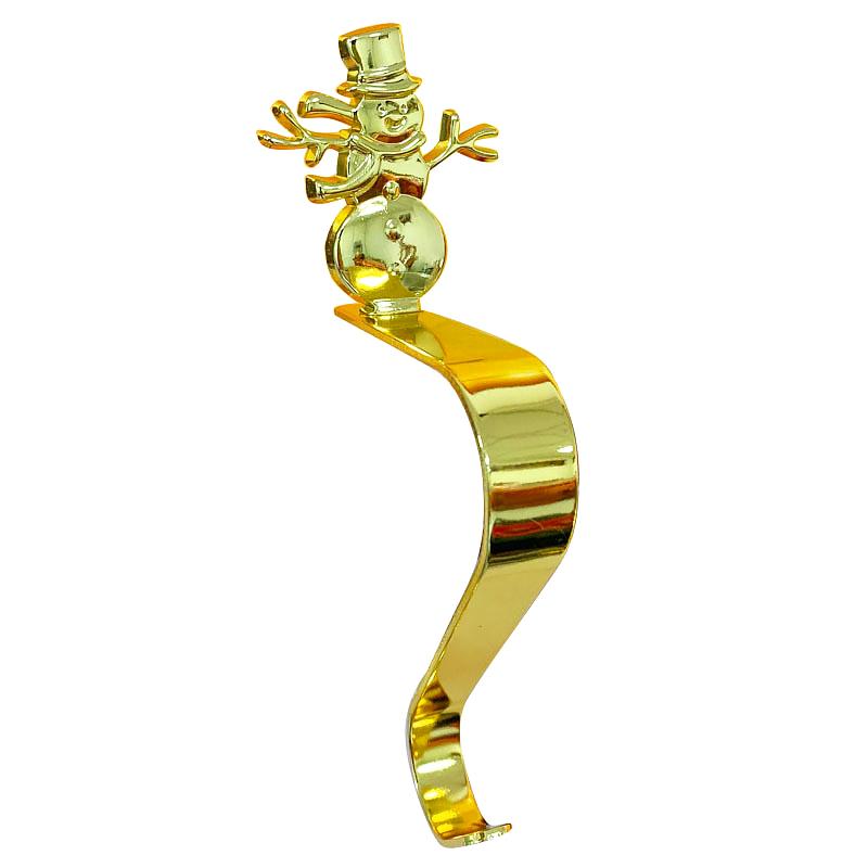 1 Stück Kaminhaken Wohnzimmer Schneeflocke Baum Elf Zuhause Weihnachtsstrumpfhaken Weihnachtsgeschenk Goldener Silberner Haken Schlafzimmer Metall Küche