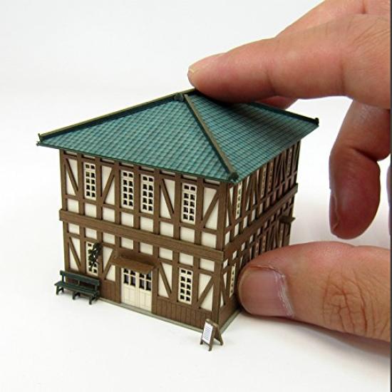 Sankei Nostalgic Diorama Series Restaurant B Papercraft 1/150 MP03-96