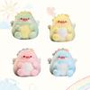 Macaroncolored Dinosaur Stuffed Animal Doll Fluffy Hugging Pillow Kids Gift