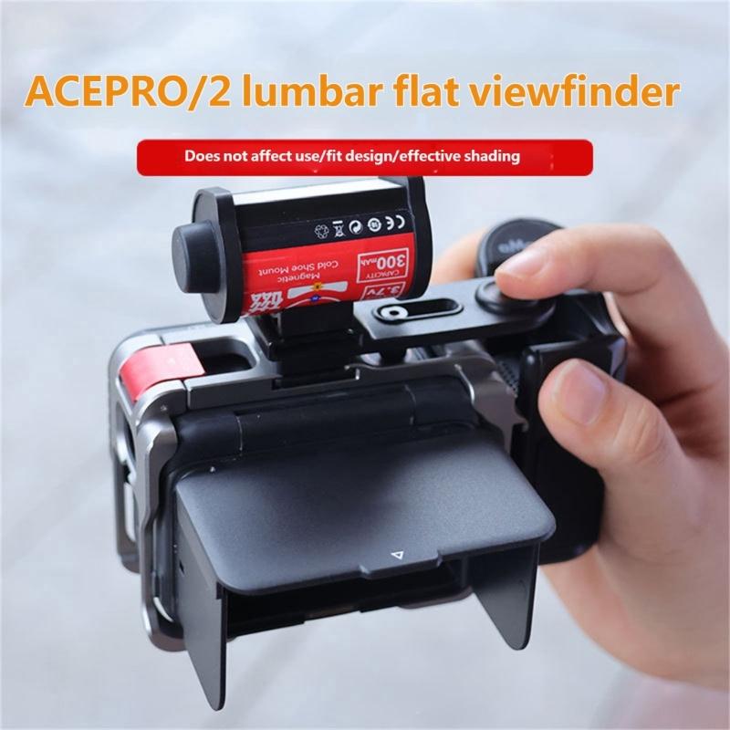 Magnetic Quick Release Cover for Camera LCD Screen with Sun Shade and Protector Foldable Lightweight Outdoor Photography Accessory