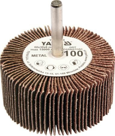 Yato Flap Wheel With Shank 60 X 30 X 6Mm P120