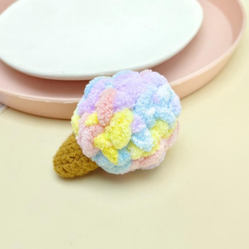 Cute Cartoon Ice Cream Keychain & Backpack Pendant - Fun Gift for Kids & Couples