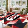 Fulham Voetbal Design Kristalfluweel Tapijt Zacht Decoratief Matje voor Slaapkamer Entree