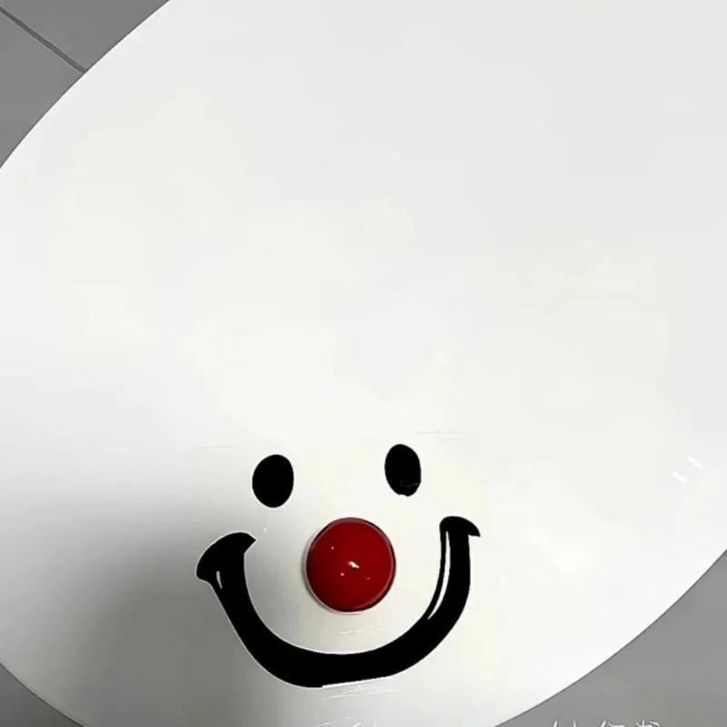 New Toilet Lid Creative Plastics Smiling Household Toilet Handle Anti Dirty Lid Lifting Device Bathroom Decoration Accessories
