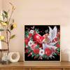 5D DIY Partial Special Shaped Drill Diamond Painting Kit Love Heart Decor30x30cm