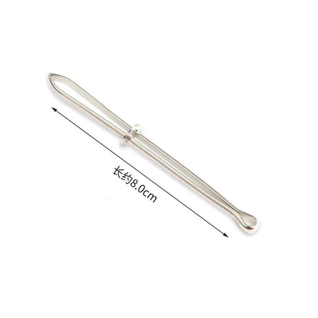 1/10Pcs Stainless Steel Garment Clips Sewing DIY Tools Elastic Band Tape Punch Cross Stitch Threader Wear Rope Elastic Clamp