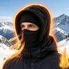 Căciulă Balaclavă din Lână de Iarnă, Mască de Față Rezistentă la Vânt pentru Schi, Gâtieră, Căciulă Termică All-in-One pentru Ciclism și Sporturi în Aer Liber
