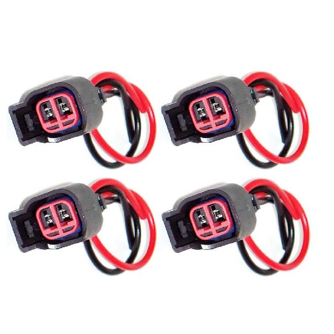 Set of 4 Electrical Connector Front Rear L/R Fits: Ford Jaguar Lincoln Volvo