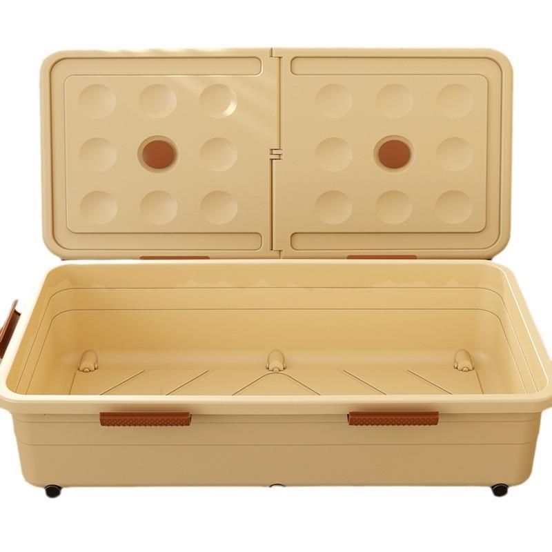 Under the bed storage box Flat household with wheels Drawer type clothes Quilt sorting Under the bed storage box Storage box