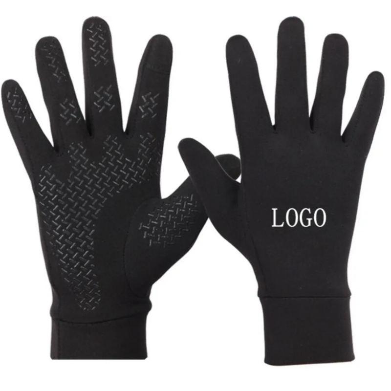 High Quality Outdoor Sports Cycling Gloves New Style Polyester Material Online Sale S чёрный