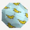 1pc Puppy Summer Swimming Automatic Open/Close Umbrella - Compact Travel Umbrella, 8-Rib Heavy-Duty Construction, Ideal Gift, Outdoor Access