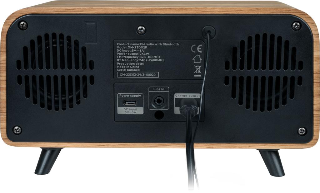 Radio réveil - THOMSON - Bluetooth - DAB - Gamme Vintage Cosy