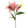 Faux Lily Flowers Bulk Realistic Artificial Tiger Lily Long-lasting Fake Lily Stem for Floral Arrangement Wedding Party Home Decor