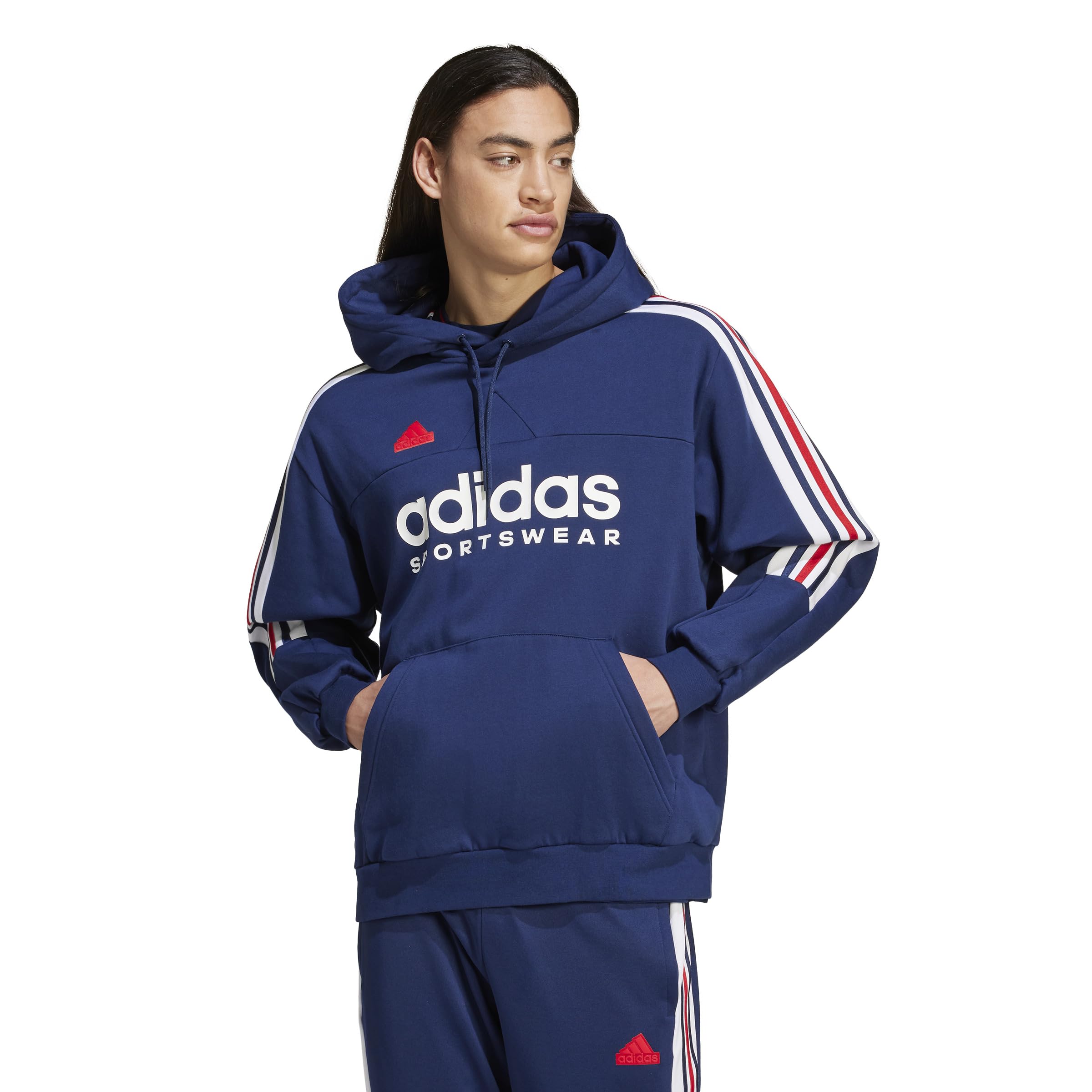 

Adidas House of Tiro Nations Pack Hoodie JNW83 in Team Navy Scarlet Men s Blue/White/Better (IY4530)