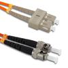 Qoltec Patchcord Światłowodowy SC/UPC - ST/UPC | Multimode | 50/125 | OM2 | Duplex | 2m