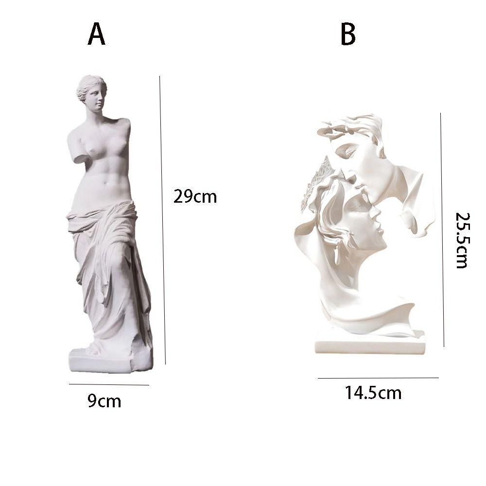 Resin Artwork Sketch Plaster Vintage Art Figurine Home Decor Broken Arm Venus Statue Wine Cabinet