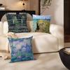 Claude Monet Painting Art Aesthetic Pillow Gift Home Office Decoration Pillow Bedroom Sofa Car Cushion CoverPillow Case