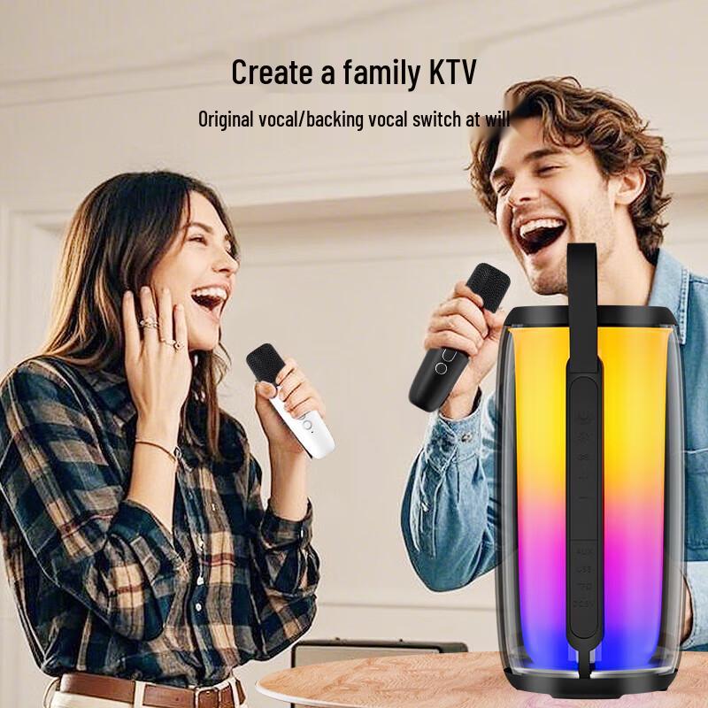 Aigo T158 All-in-One Wireless Bluetooth Karaoke Microphone Speaker