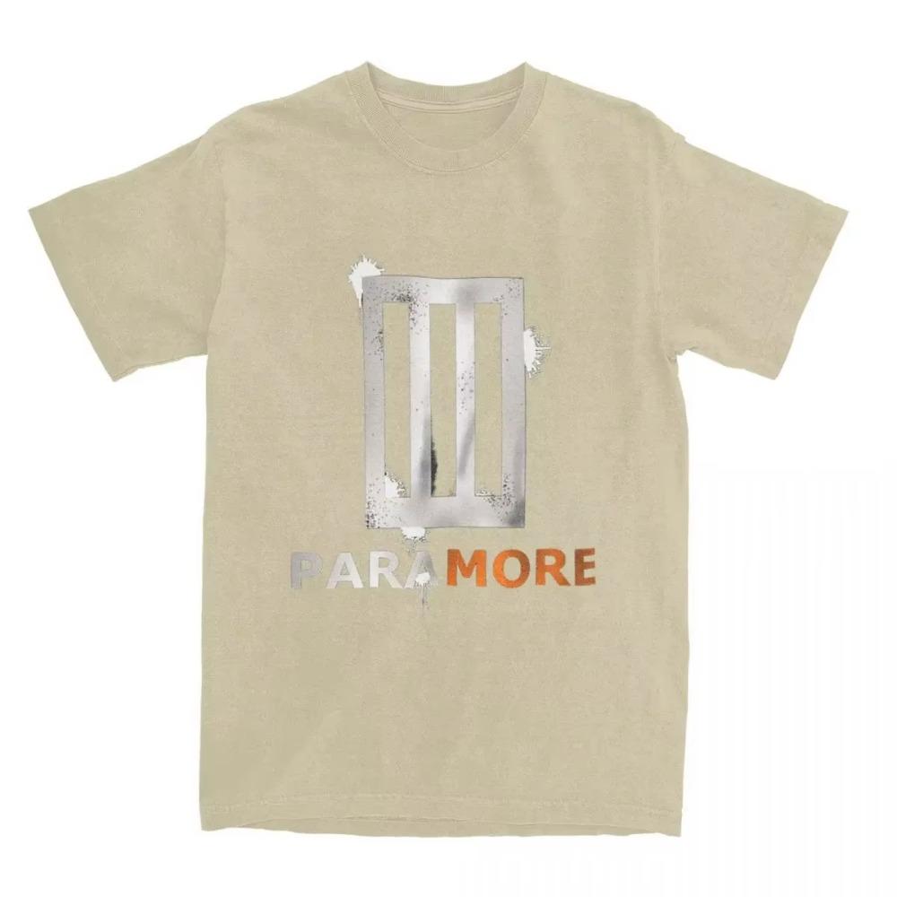 Summer Paramore Band T Shirts Merch Men Women  Vintage New Rock Tee Shirt Short Sleeve Clothes