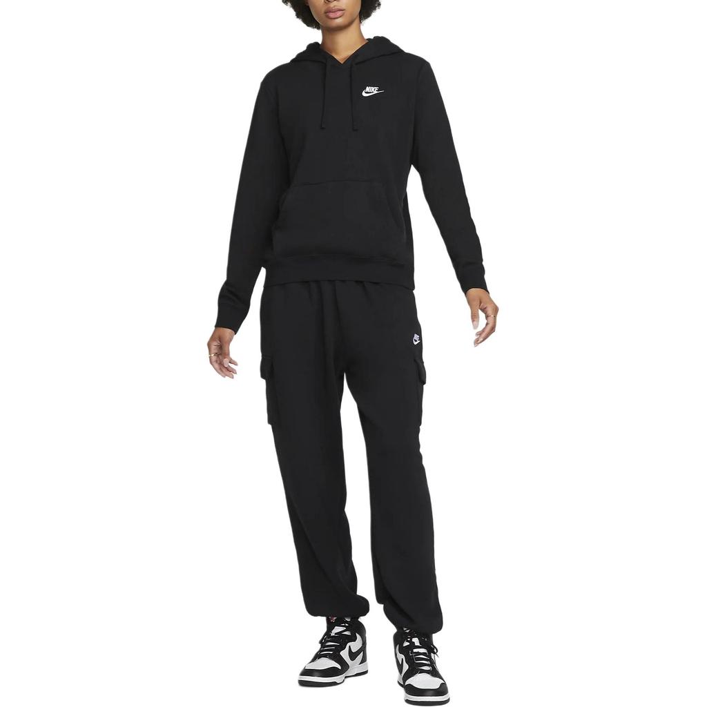 Nike Sweatshirts Women's Black Hooded Moderate Regular DQ5794-010