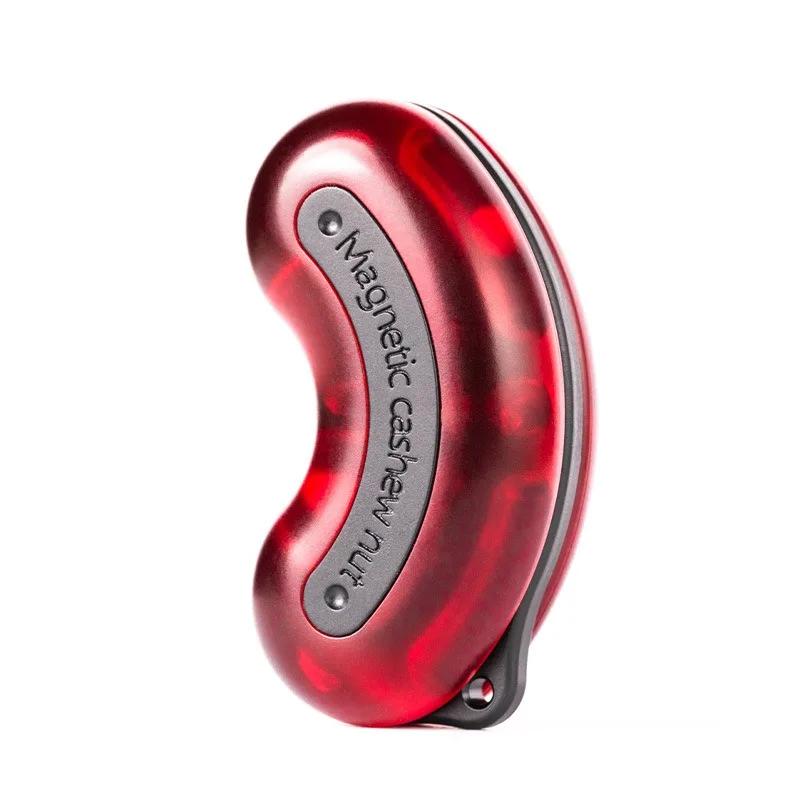 Cashew Fidget Magnetic Push Card Pushing Plate Coin Mechanical Slider Edc Sensory Relieve Stress Reducing Toy Relieving Anxiety