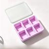 Silicone Ice Cube Tray Removable Lid 6/9 Grids Ice Cube Mold BPA-Free Flexible Chocolate Mold for Cocktail Whiskey