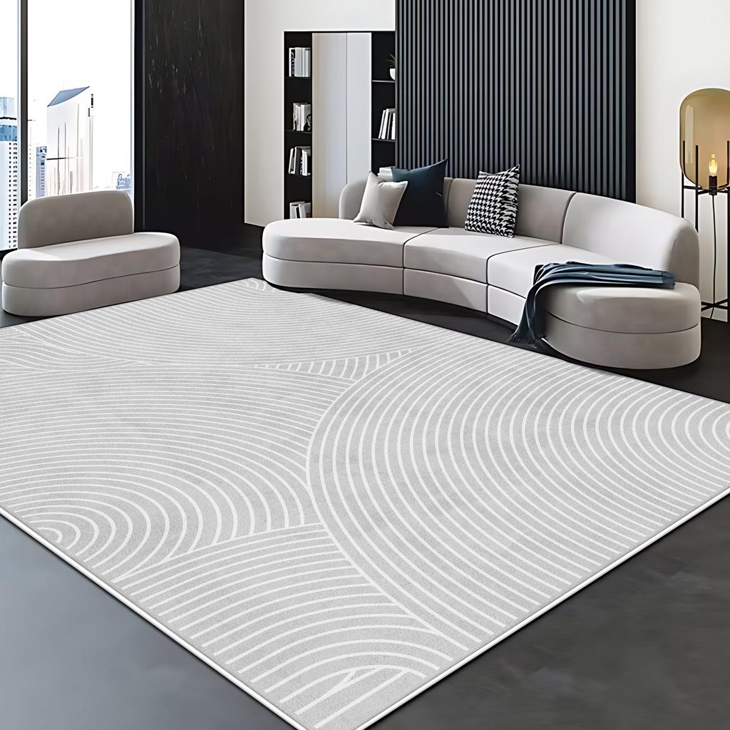 Simple Style Big Size Carpet for Living Room Non-slip Soft Bedroom Decor Aesthetic Rug Lint-free Coffee Tables Mat Easy Clean