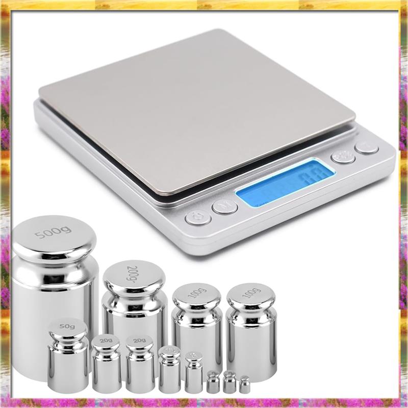 Top Deals Steel Calibration Weights, Scale Calibration Weight Kit With Storage Box