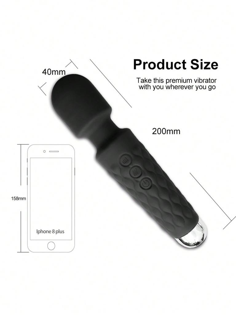 Women's Vibrator Massager, Silent Vibrator Clitoral Stimulator, Neck Back Leg Massager, AV Vibrator, 20 Vibration Modes